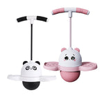 Kids Balance Wiggle Scooter with RGB LED Lights – Panda & Bear Edition