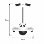 Kids Balance Wiggle Scooter with RGB LED Lights – Panda & Bear Edition