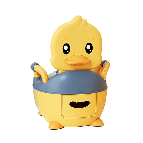 Kids Duck Potty Training Chair with Backrest & Handles