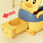 Kids Duck Potty Training Chair with Backrest & Handles