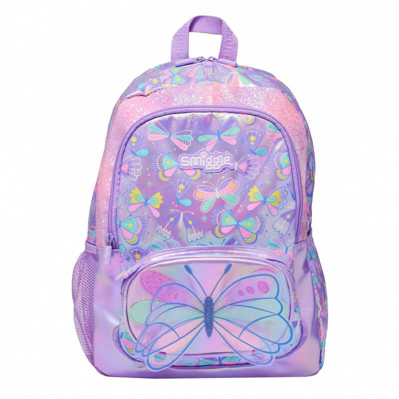 Original Smiggle Butterfly Backpack – Size 18 Inches