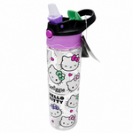 Original Smiggle Hello Kitty Kids Water Bottle 650ml with Straw