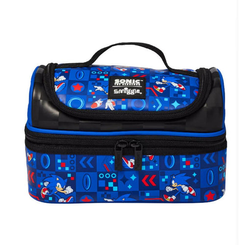Original Smiggle Sonic Double Compartment Lunch Bag