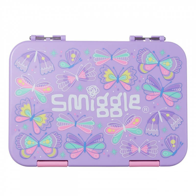 Original Smiggle Butterfly Bento Lunch Box