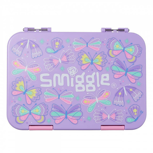 Original Smiggle Butterfly Bento Lunch Box