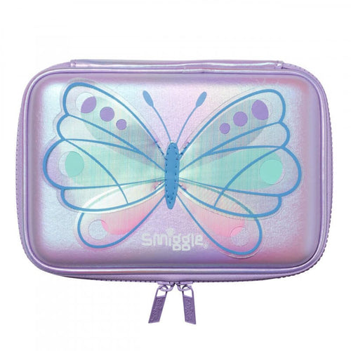 Original Smiggle Butterfly Hardtop Pencil Case