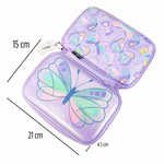 Original Smiggle Butterfly Hardtop Pencil Case