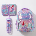 Original Smiggle Disney The Little Mermaid School Set – Backpack Size 18 + Pencil Case + 650ml Water Bottle