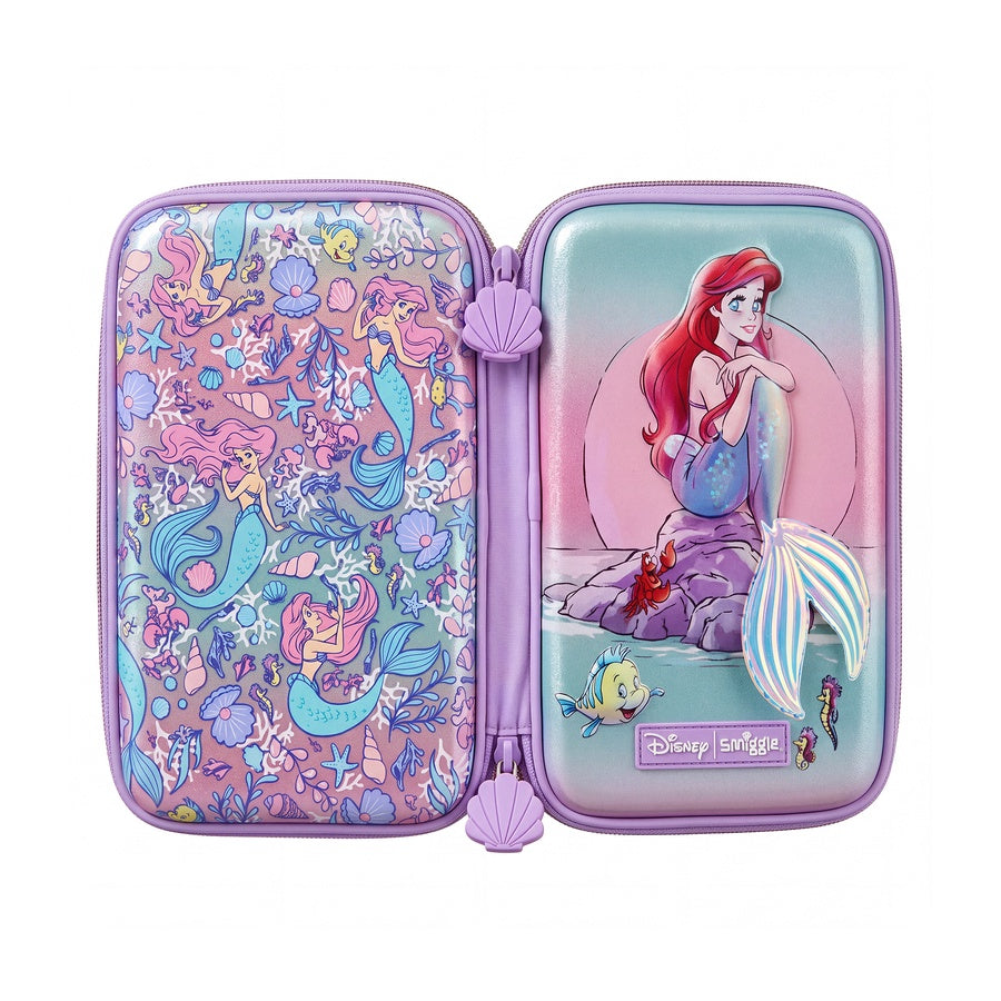 Original Smiggle Disney The Little Mermaid Hardtop Pencil Case