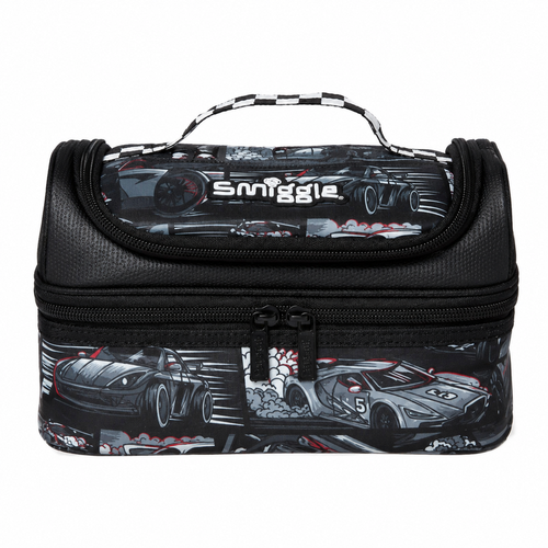 Original Smiggle Car Racing Double Decker Lunch Bag