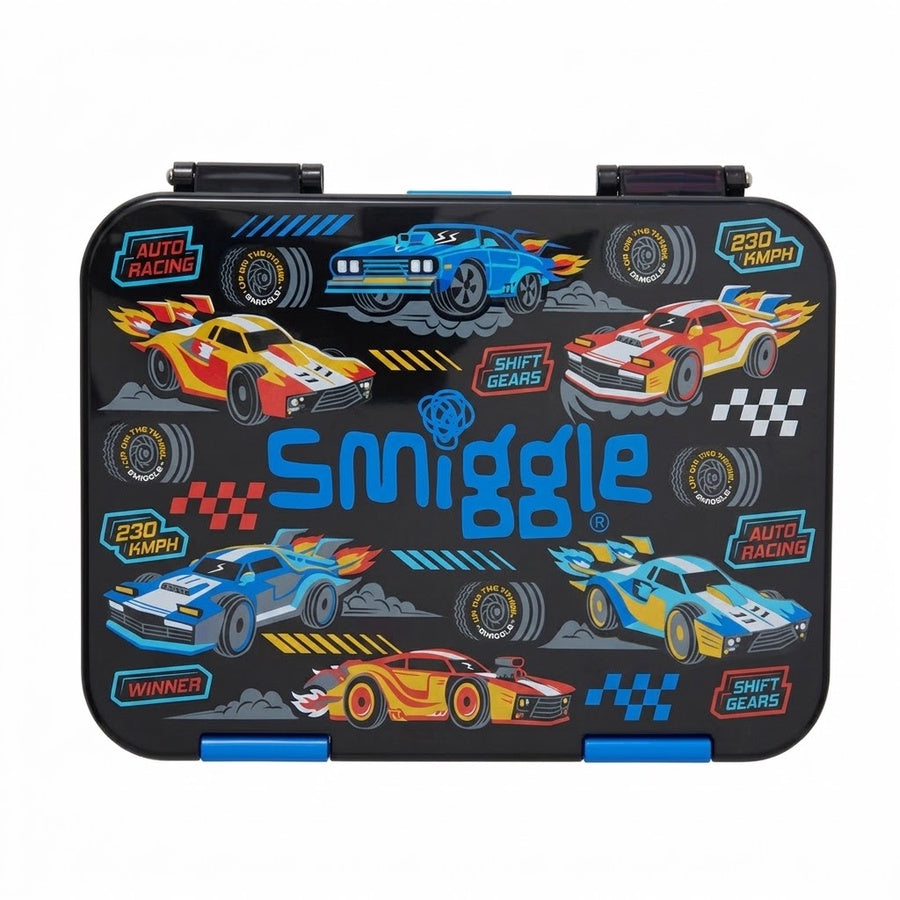 Original Smiggle Racing Cars Lunch Box