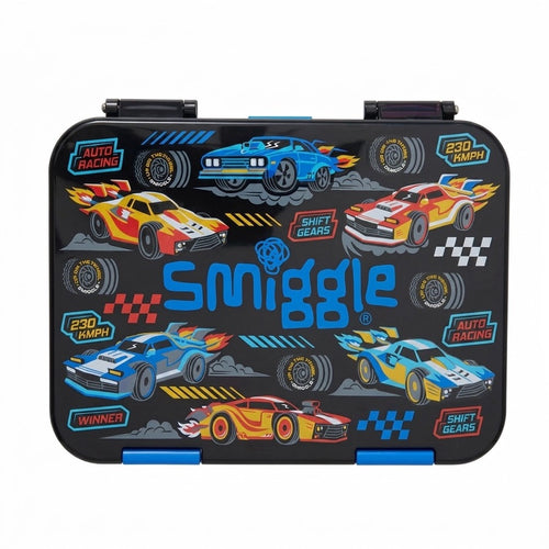 Original Smiggle Racing Cars Lunch Box
