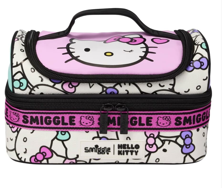 Original Smiggle Hello Kitty Lunch Bag & Water Bottle Set