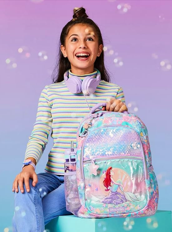 Original Smiggle Disney Ariel Backpack – Size 18