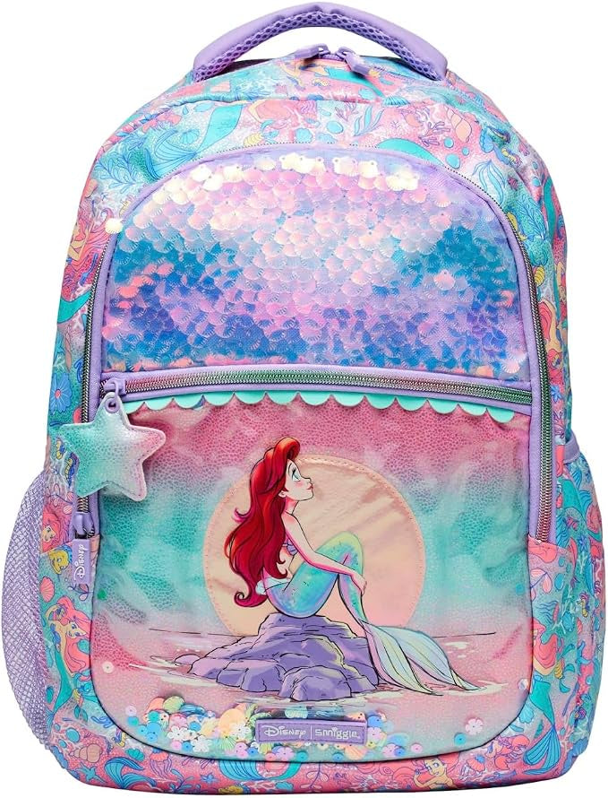 Original Smiggle Disney Ariel Backpack – Size 18