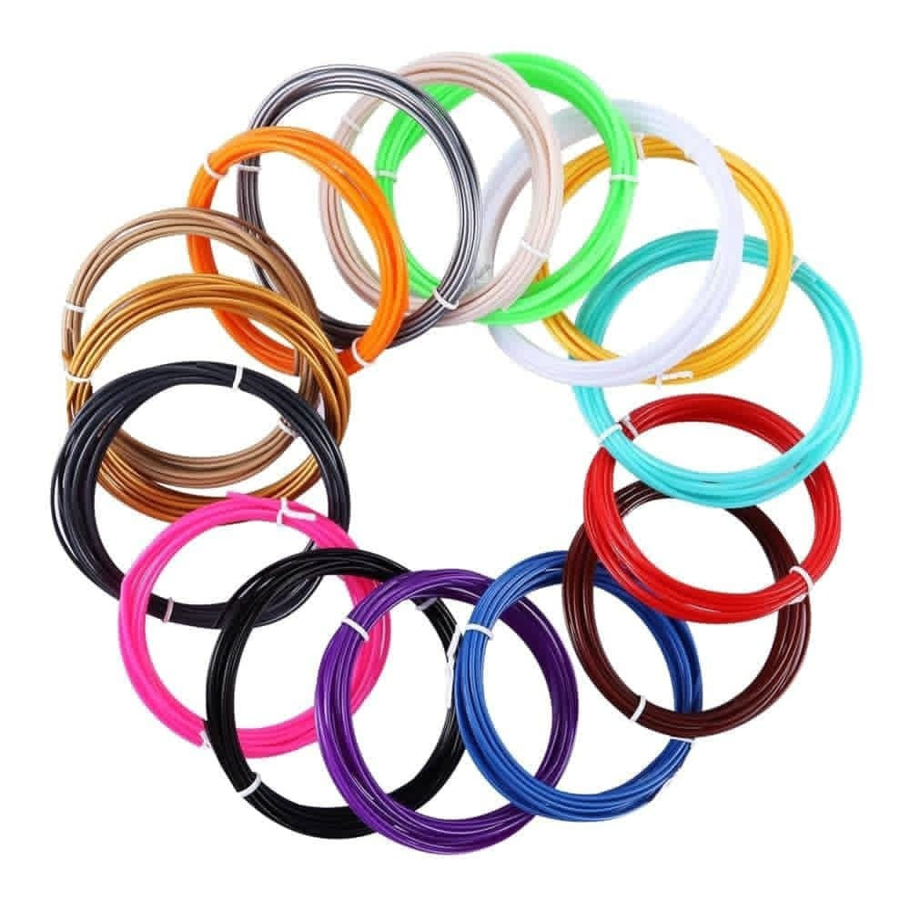 Xact 3D Printing Pen PLA Filament Refills – 20 Color Pack ( 5 mm)