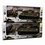 RC Battle Tank with Soldier Figure – 4 Channel Remote Control