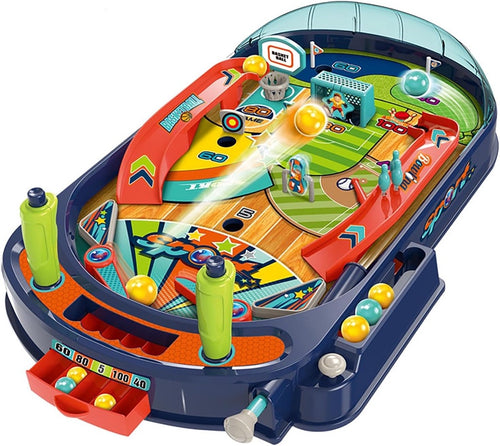 All-in-1 Sports Pinball Game for Kids – Interactive Tabletop Arcade Game