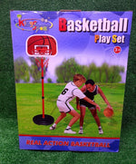 Kids Basketball Play Set with Adjustable Stand & Ball