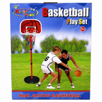 Kids Basketball Play Set with Adjustable Stand & Ball