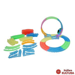 Variable Tracks Car Glow Racing Track Set – 235 Pieces