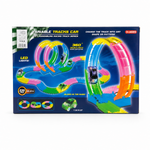 Variable Tracks Car Glow Racing Track Set – 235 Pieces