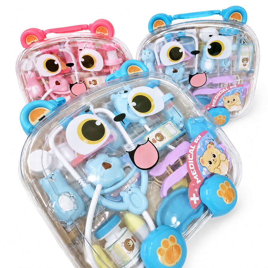 Kids Pretend Play Doctor Medical Kit in Portable Suitcase 