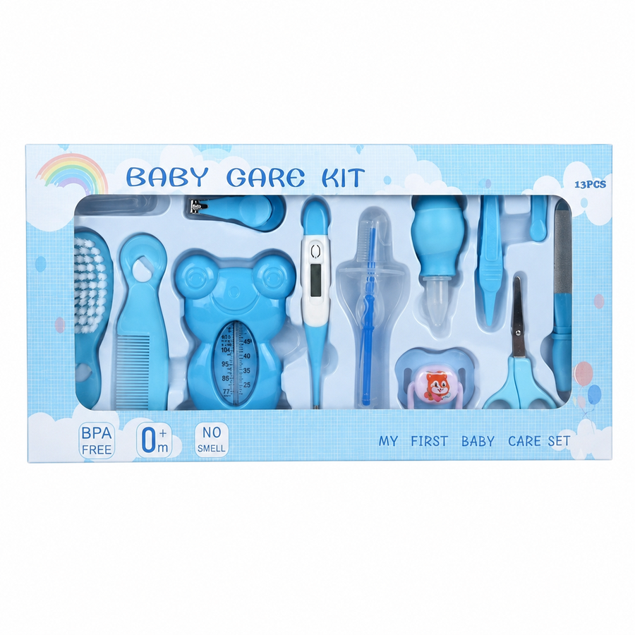 Baby Care Grooming Kit – Complete Newborn Healthcare Set (13-in-1)
