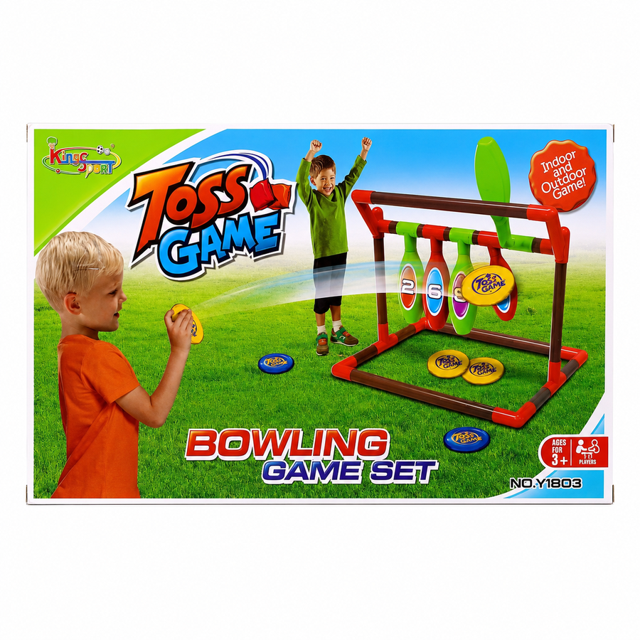 Toss Game Bowling Set – Indoor & Outdoor Target Throwing Game