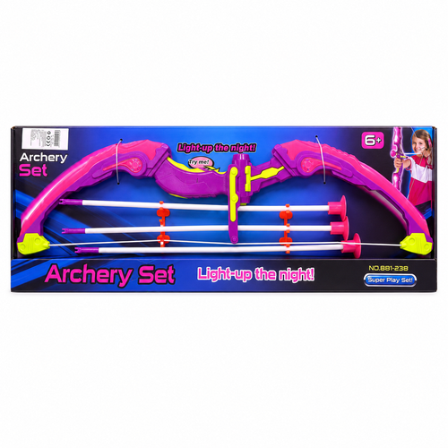 Kids Archery Bow & Arrow Set with Light-Up Bow