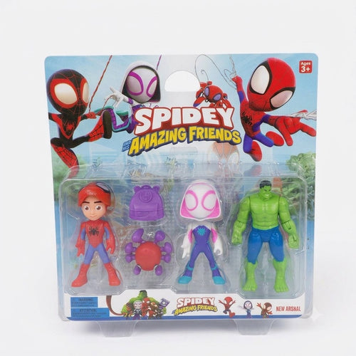 Spidey Amazing Friends Action Figures Set – Heroes Edition