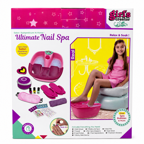 Ultimate Nail Spa Pedicure Set for Kids