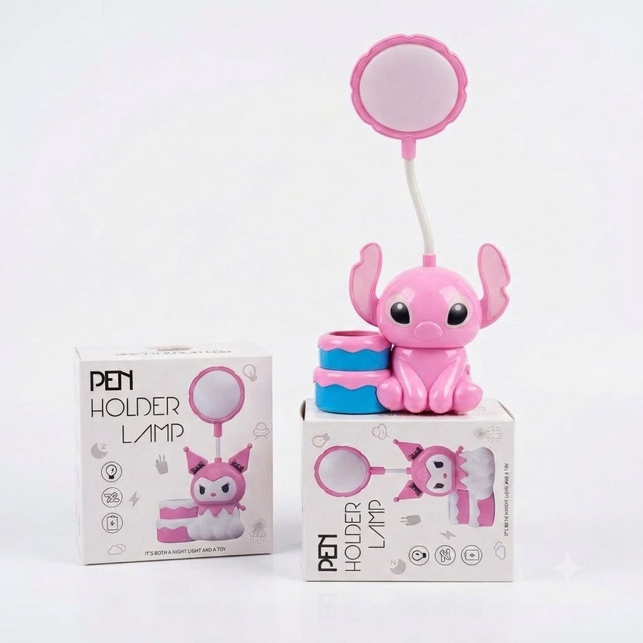 Cute Cartoon LED Desk Lamp with Pen Holder