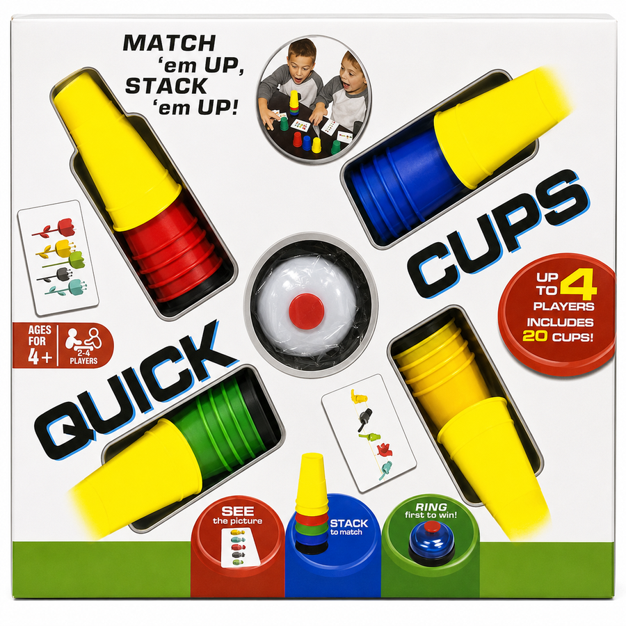 Quick Cups Speed Stacking Game – Match & Stack Challenge