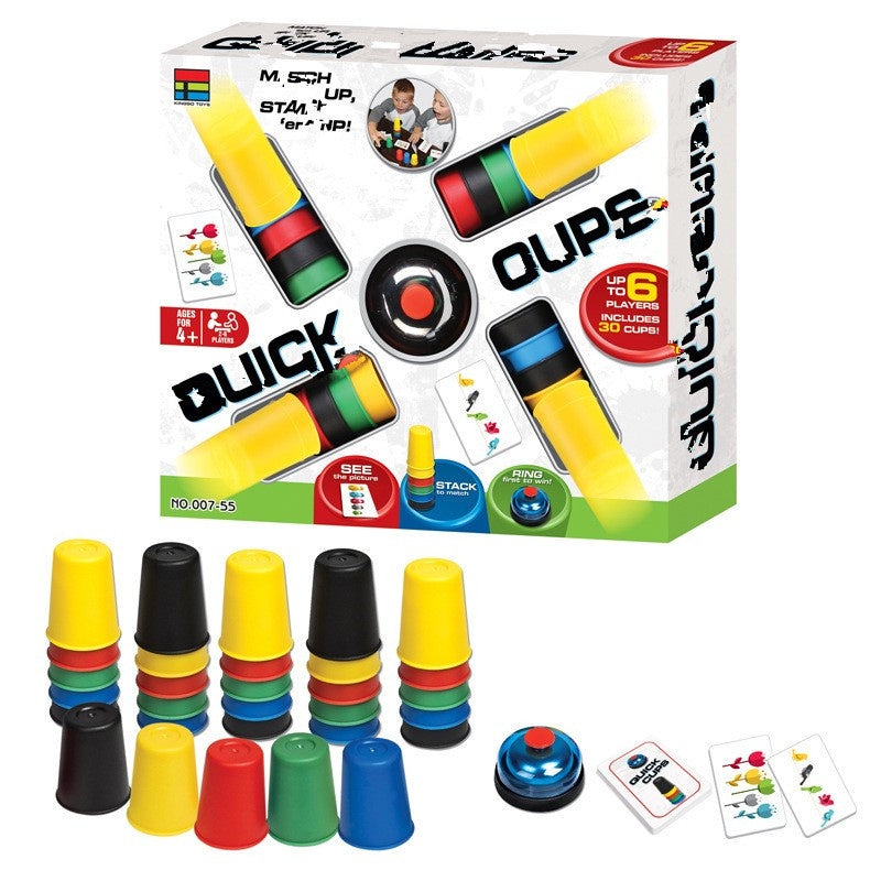 Quick Cups Speed Stacking Game – Match & Stack Challenge
