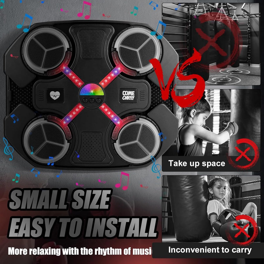 Interactive Musical Boxing Target with Bluetooth & LED Lights
