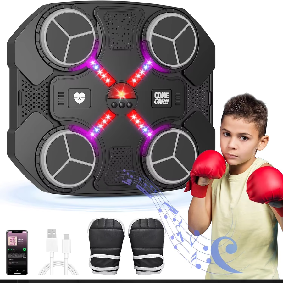 Interactive Musical Boxing Target with Bluetooth & LED Lights