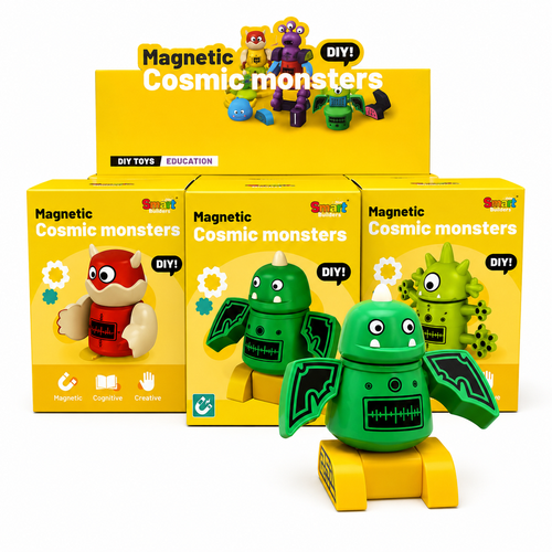 Magnetic Cosmic Monsters DIY Building Toy
