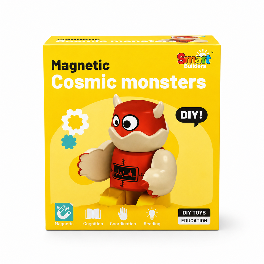 Magnetic Cosmic Monsters DIY Building Toy