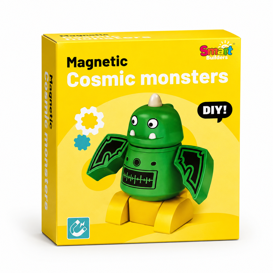 Magnetic Cosmic Monsters DIY Building Toy