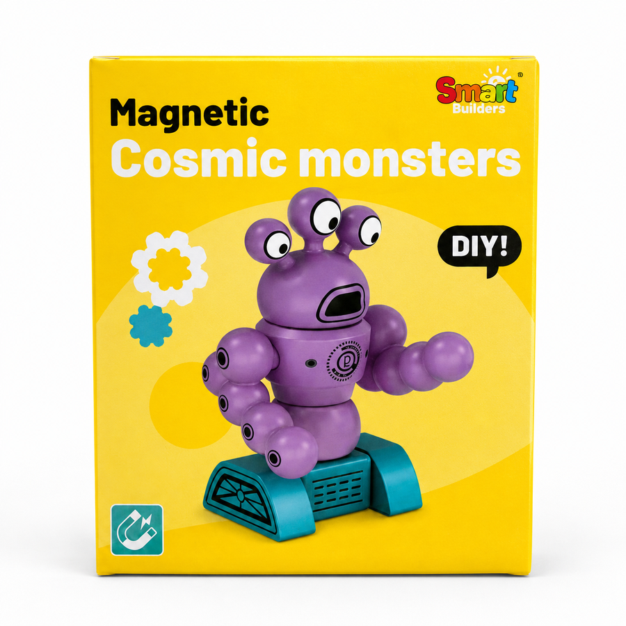 Magnetic Cosmic Monsters DIY Building Toy
