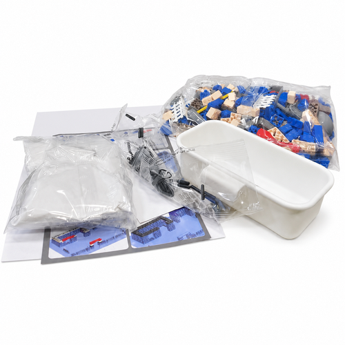 DIY Police Station Building Blocks Set – 260+ Pieces