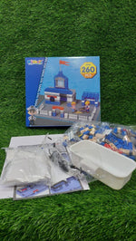 DIY Police Station Building Blocks Set – 260+ Pieces