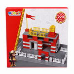 DIY Fire Station Building Blocks Set – 220+ Pieces
