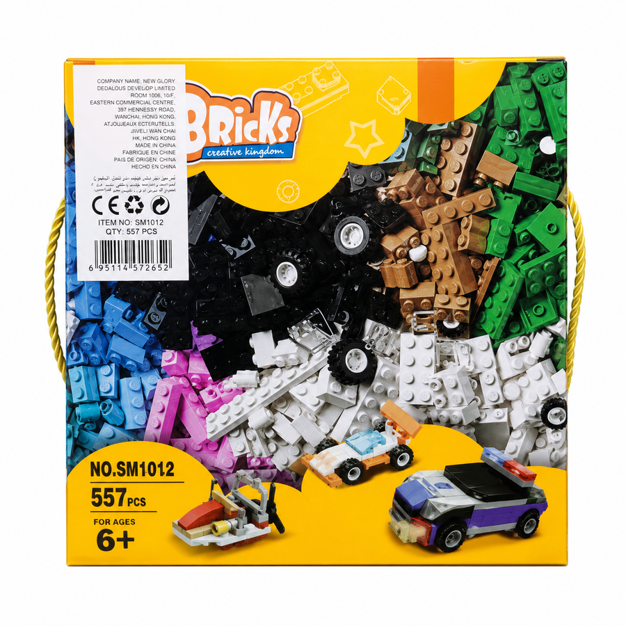 Creative Bricks Building Blocks Set – 557 Pieces