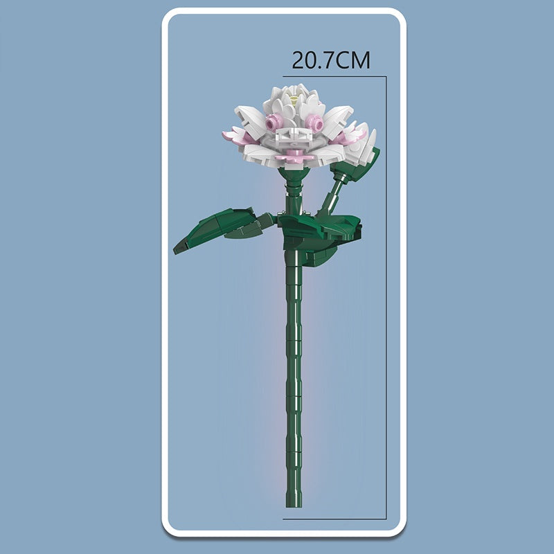 Flower World Camellia Building Blocks – 127 Pieces