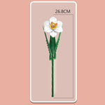 Flower World Narcissus Building Blocks – 122 PCS DIY Flower Set