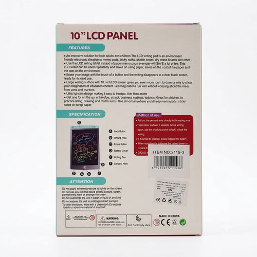 10-Inch LCD Electronic Writing & Drawing Tablet for Kids