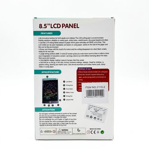 8.5-Inch LCD Electronic Writing & Drawing Tablet for Kids