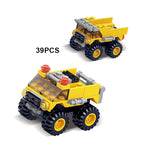 Truck Building Blocks Surprise Capsule – Collect & Build Construction Vehicles